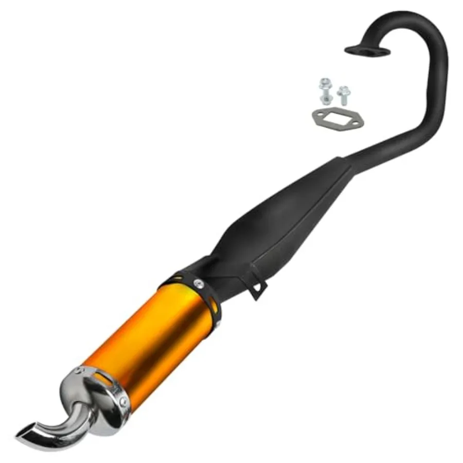 

38mm 2Stroke Muffler Exhaust Pipe with Gasket for Racing Applications in 47cc 49cc 50cc Engine Mini Pit Dirt Pocket Bike Choppe