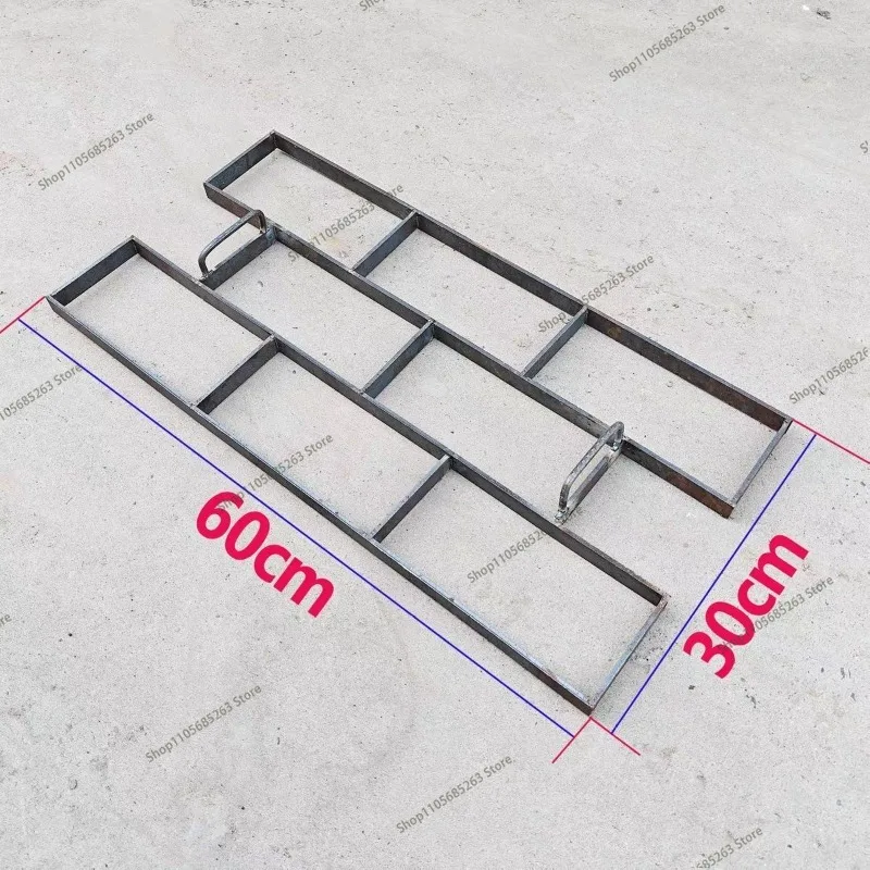 Courtyard aisle cement embossed floor concrete pavement indentation mold garden corridor ground anti-skid steel