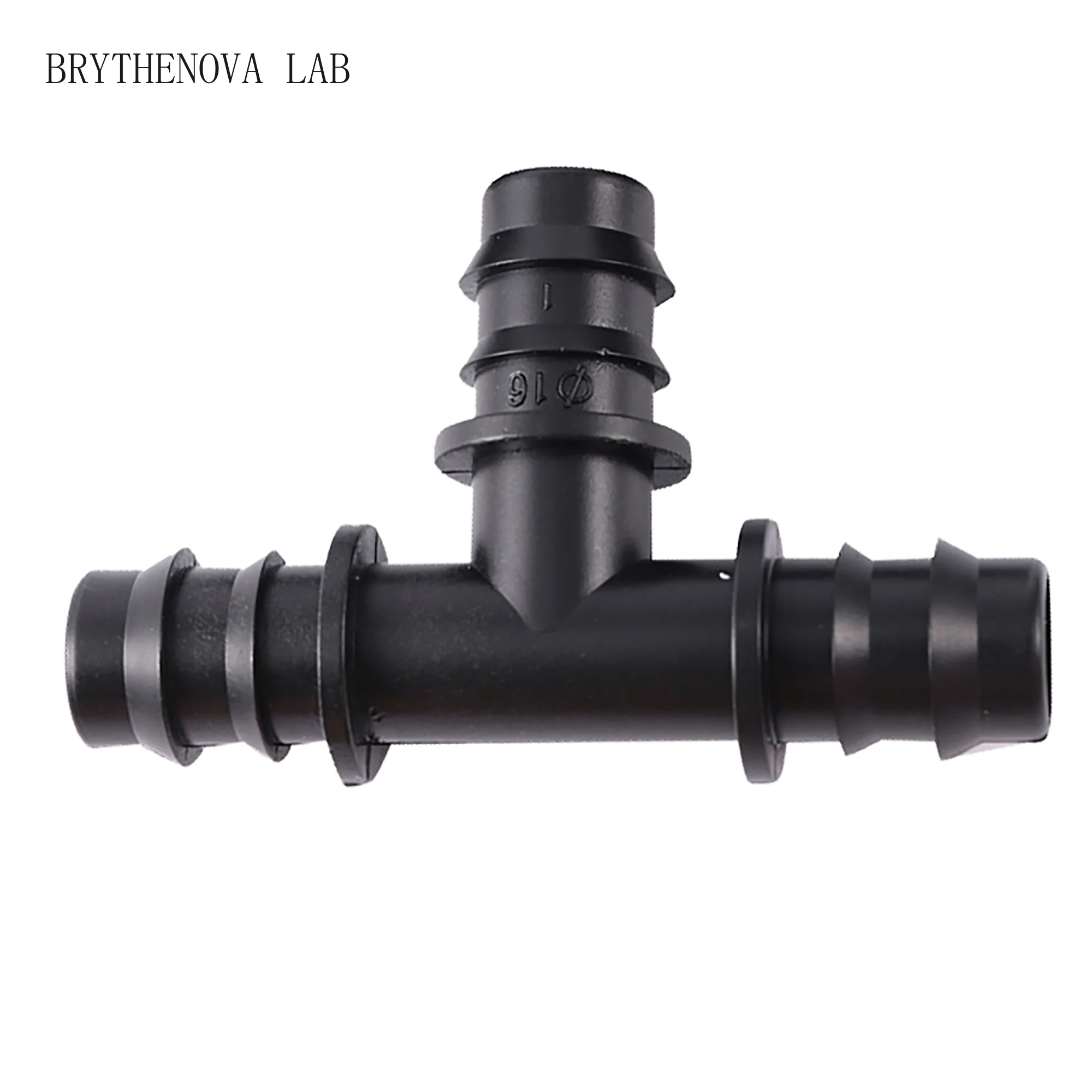 100Pcs 16mm Pipe Barb Tee Connector ID 13mm Hose 1/2