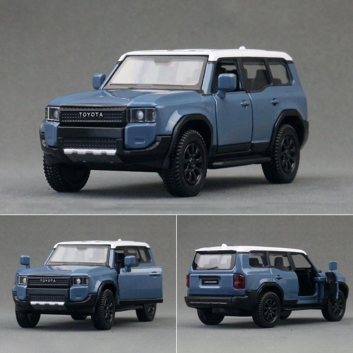 1/36 TOYOTA PRADO Land Cruiser LC250 SUV Alloy Car Model Diecast Metal Off-road Vehicles Car Model High Simulation Kids Toy Gift