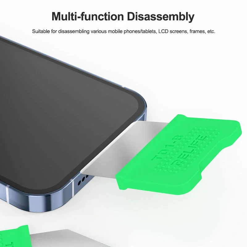 RELIFE TD1 LCD Screen Repair Disassembly Blade for Mobile Phone Tablet Display Pry Opening Anti-slip Middle Frame Repair Blades