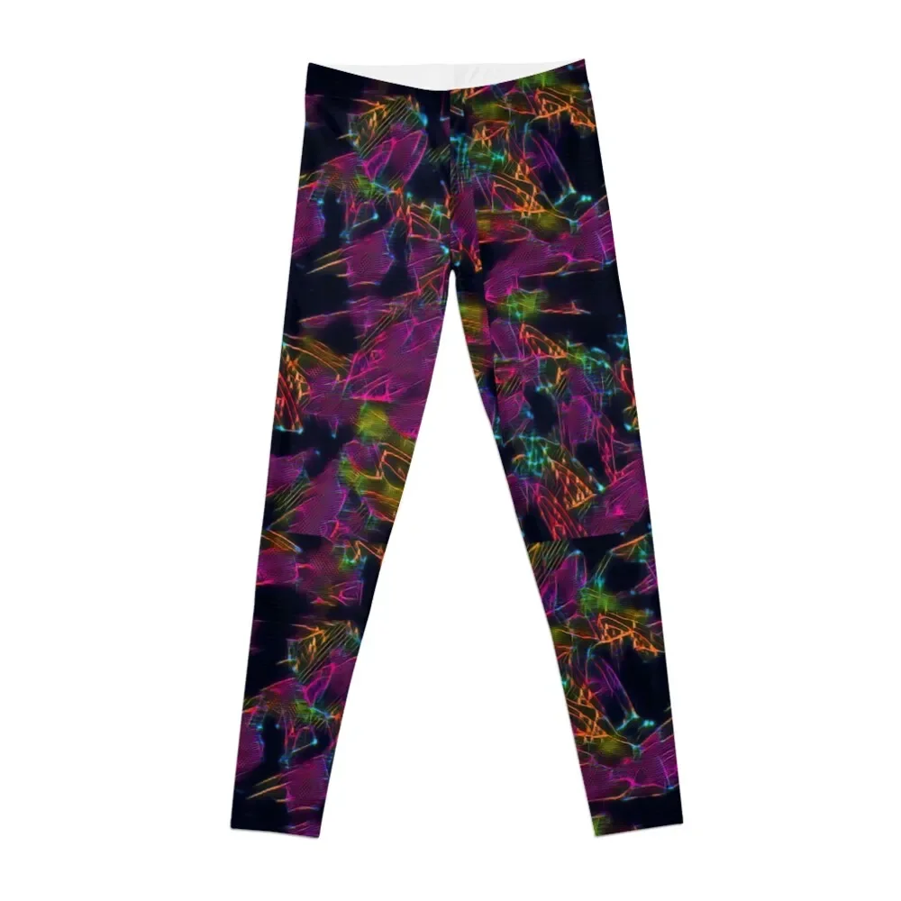 

Neon Space Debris Leggings sportswear for gym legging pants raises butt Womens Leggings