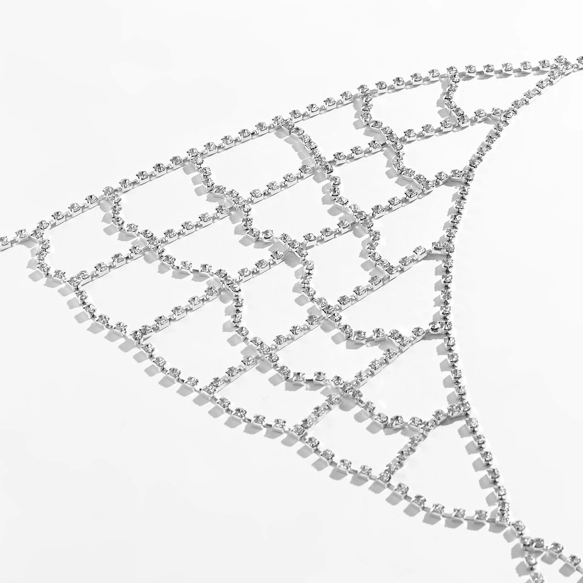 IngeSight.Z Sexy Bra Chain With Rhinestone for Women Luxury Crystal Lingerie Chest Body Chain Nightclub Party Festival Jewelry