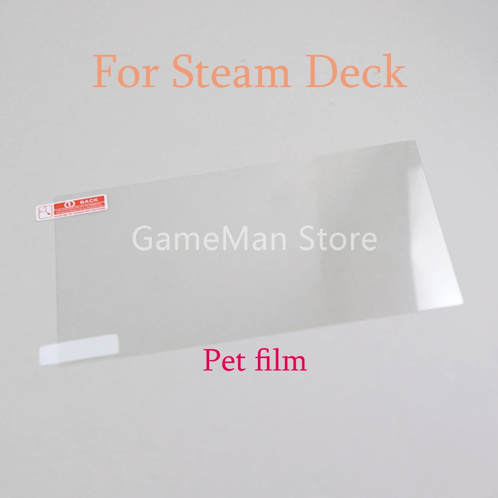 스팀 데크용 스크래치 방지 블루 라이트 방지 애완 동물 스크린 보호 필름, HD PET 필름, 스팀 데크 게임 콘솔 소프트 필름, 1PC