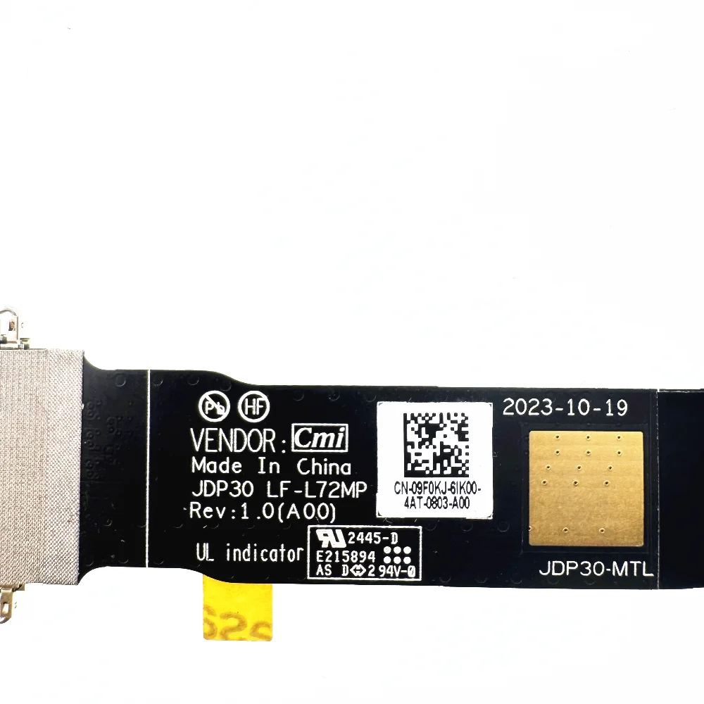 For Dell XPS 13 9345 (2024) LCD EDP JDP30 FHD screen cable LF-72MP 1920 * 1080 screen, cable 9F0KJ 09F0KJ