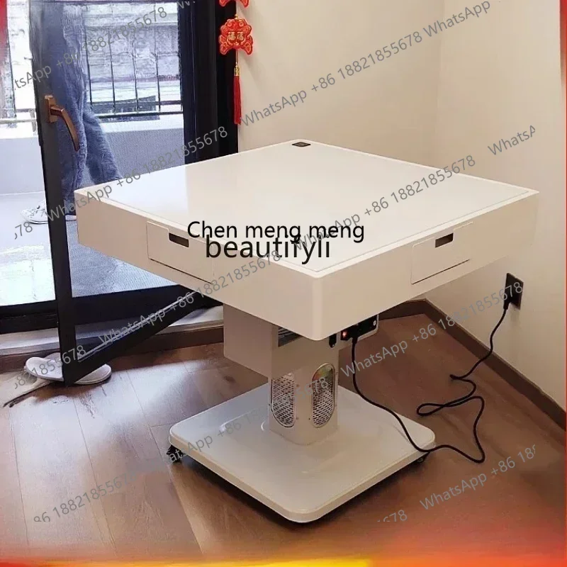 ss8350 84 small size mahjong machine folding automatic rotor roller coaster ultra-thin mahjong table small apartment silent
