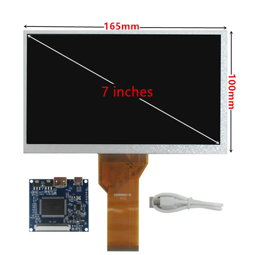 7-インチ-at070tn94-スクリーンディスプレイ-lcd-モニタードライバーコントロールボードミニ-hdmi-互換-lattepanda、raspberry-pi-banana-pi-pc-用