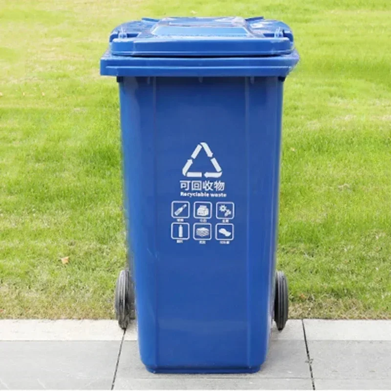 Kitchen Plastic Big Trash Can Recycle Dustbin Food Waste Disposers Wastebasket Cleaning Tools Poubelle De Cuisine Home Appliance
