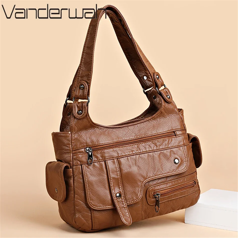 Genuine Brand Soft Leather Handbags High Quality Women Bag 2022 Small Casual Female Messenger Shoulder Bag Ladies Crossbody Bag