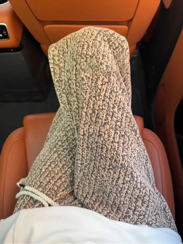 

Brown Knitted Fce Lined Straight Leg Pants Men's Winter Thi Warm Casual Sports Trousers Comfortable Loose Leg Trousers