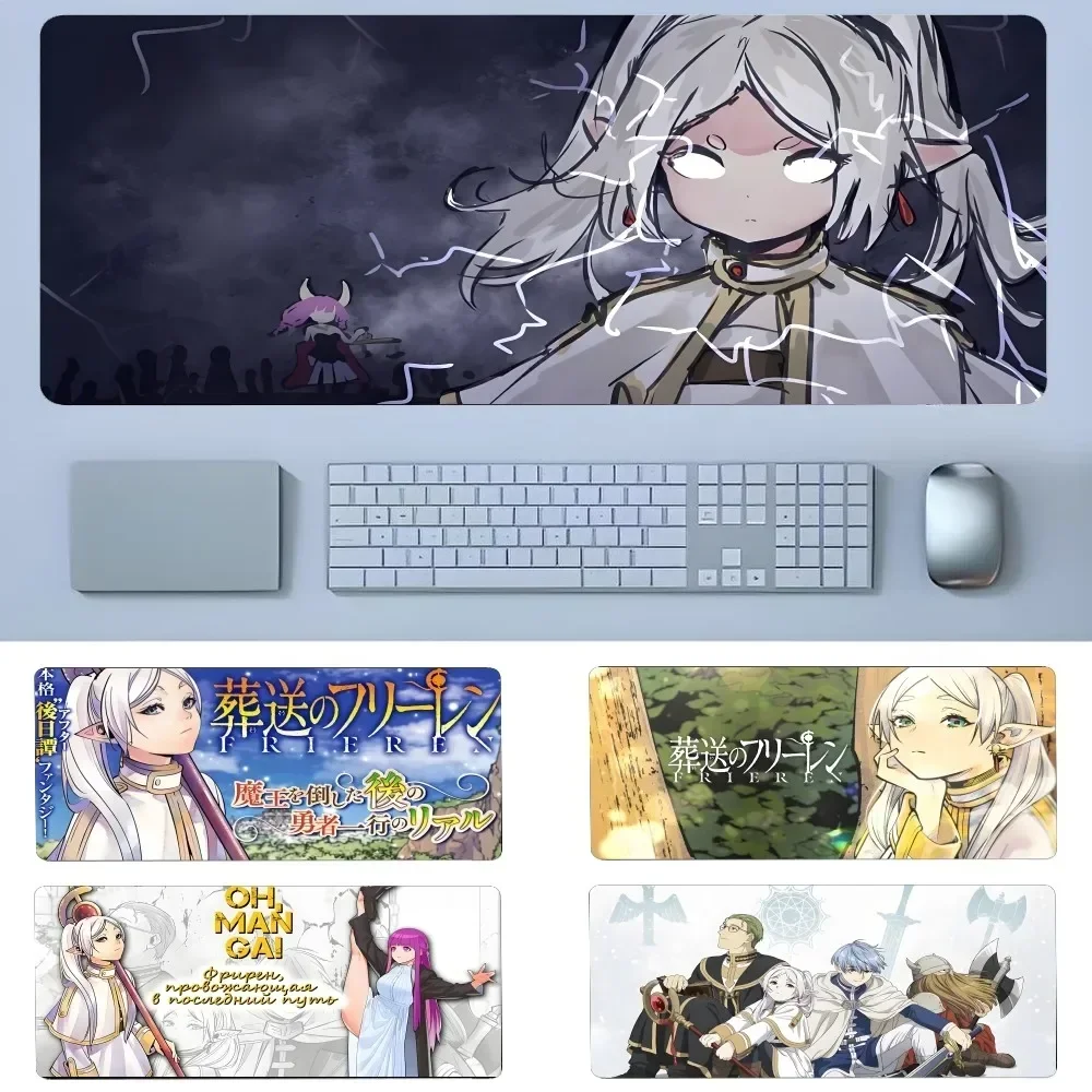 

Anime Frieren At The Funeral Mousepad New Arrivals Large Gaming Mousepad L XL XXL Gamer Mouse Pad Size For Keyboards Mat