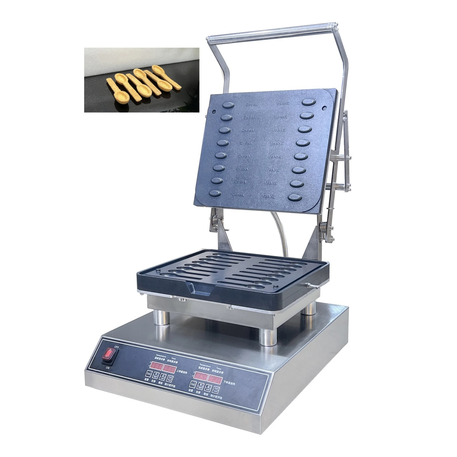 

Professional Snack Machine Factory Direct Selling Commercial 16 Holes Spoon-shape Tart Press Machine