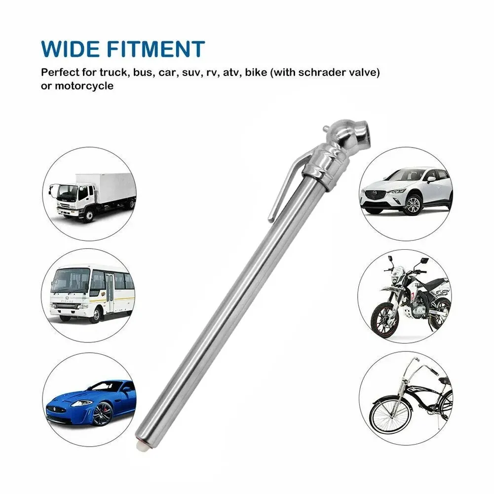 1/10PCS Portable Air Pressure Tester Pen 5-50 PSI Universal Tire Gauge Meter Barometer Monitor for Auto Vehicle