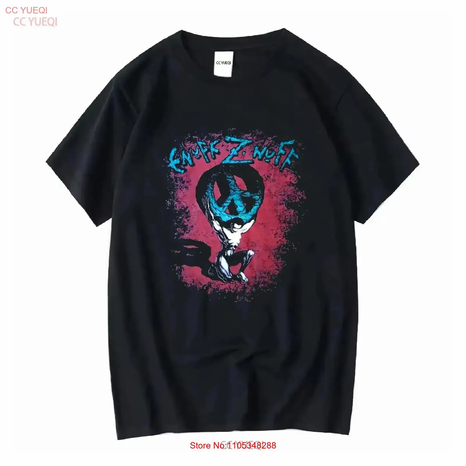 Enuff Z Nuff A Show Of Strength World Tour 1991 T Shirt Sizes S to XXL New vintage Washed fashion graphic Breathable streetwear