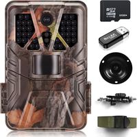 Outdoor Wildlife Infrared Camera 36MP 4k Trail Night Vision 0.2s Motion Activated Waterproof Garden Wildlife Trap Wide Angle Cam