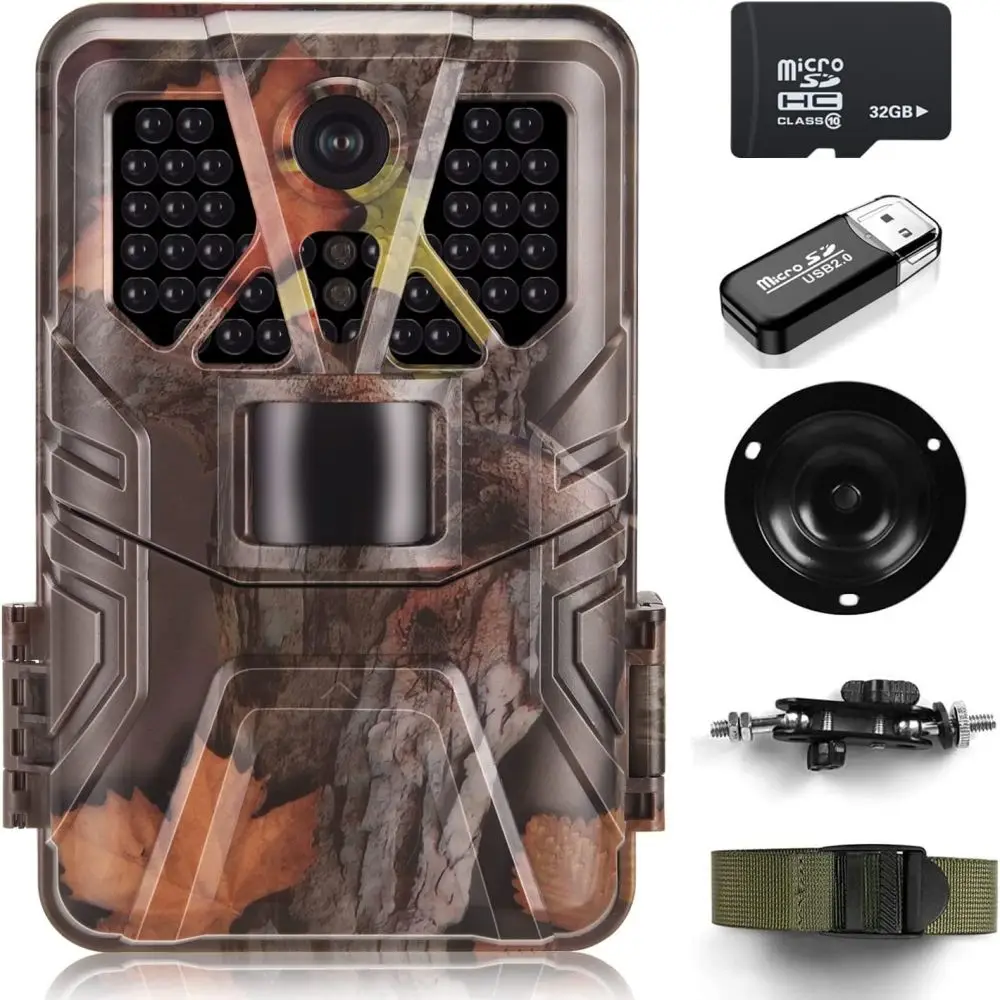 Outdoor Wildlife Infrared Camera 36MP 4k Trail Night Vision 0.2s Motion Activated Waterproof Garden Wildlife Trap Wide Angle Cam Outdoor Wildlife Infrared Camera 36MP 4k Trail Night Vision 0.2s Motion Activated Waterproof Garden Wildlife Trap Wide Angle Cam