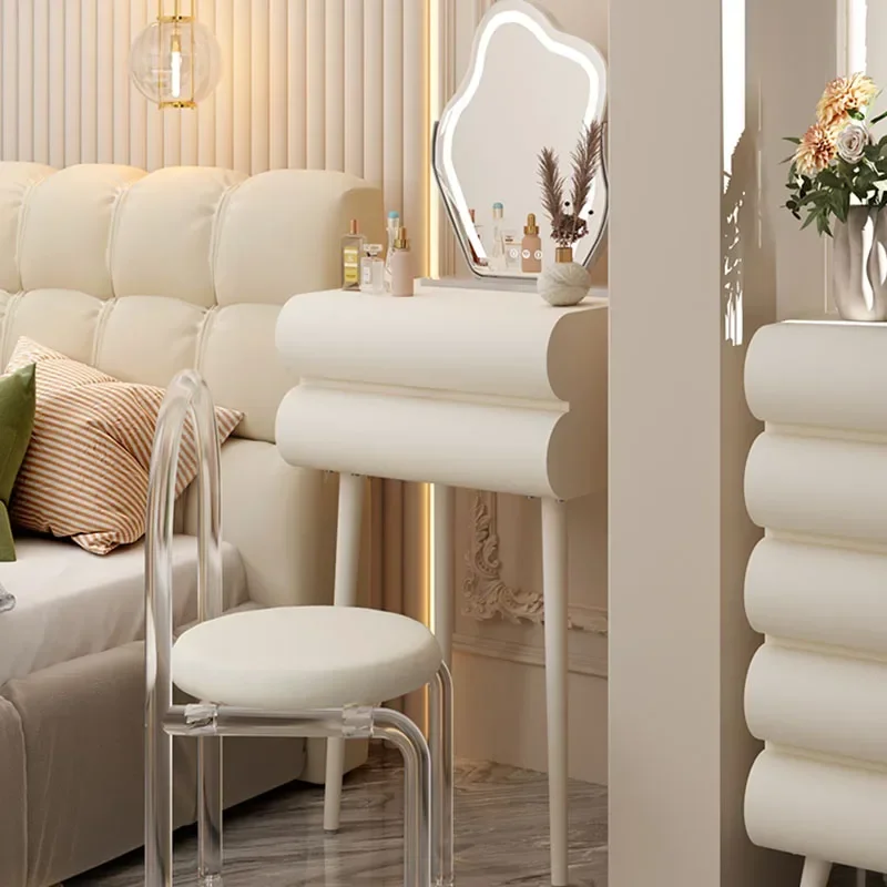 White Bedroom Dressing Table Girls Classic Makeup Multifunctional Dressing Table Storage Home Meuble De Chambre Decoration