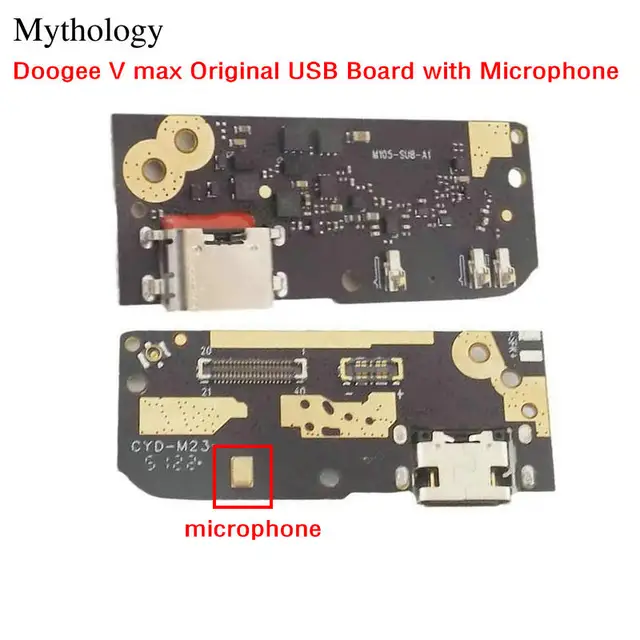 Dla Doogee V Max USB Board Mikrofon Obwody ładowarki telefonu komórkowego