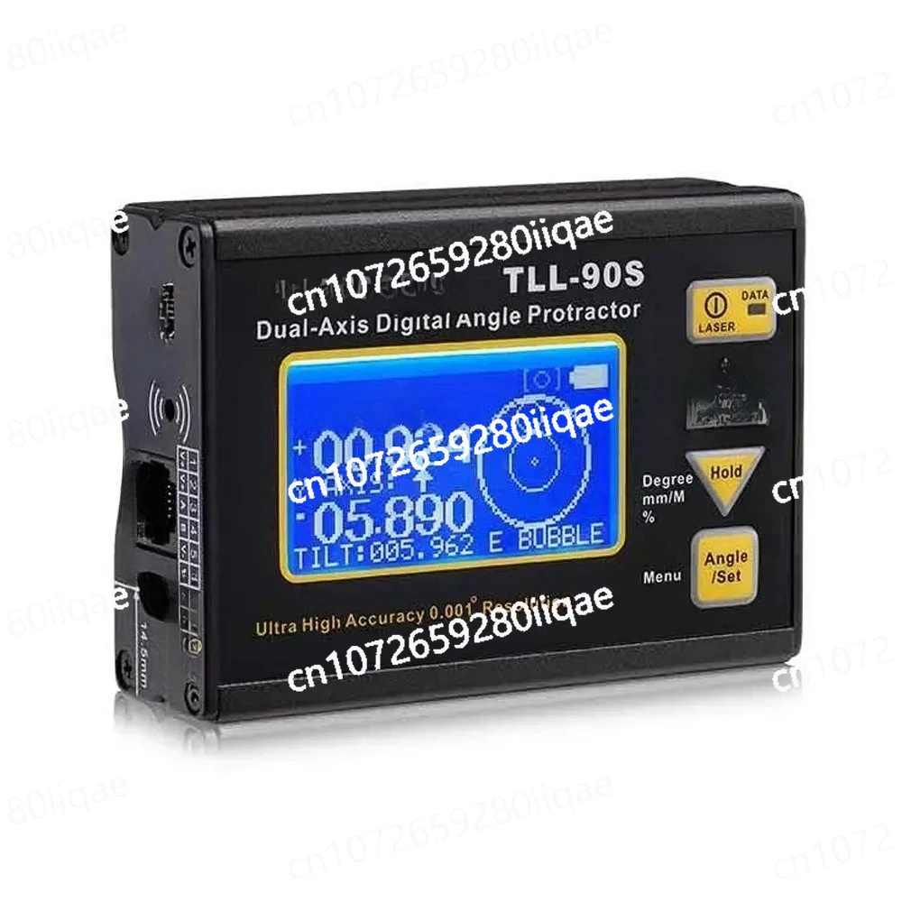 

Сверхвысокоточный измеритель угла 90S 0,005 Профессиональный двухосный цифровой инклинометр уровня с ЖК-дисплеем