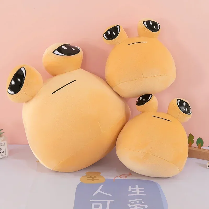 22-55cm My Pet Alien Pou Big Size Plush Toy Kawaii Alien Pet Dolls Cute Pou Stuffed Toys Soft Pillow Animal Kids Birthday Gifts