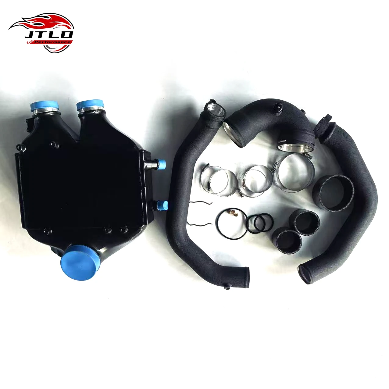 Aluminum Performance Intercooler + Turbo Inlet Pipe Kit for BMW F80 M3 F82 M4 F87 M2 Competition S55 2014-2020