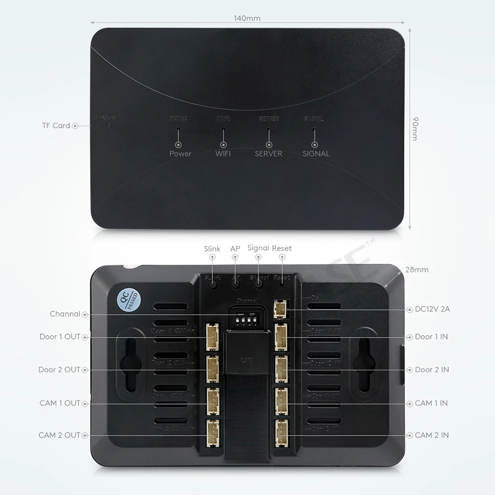 WIFI BOX APP iOS/Android التي يتم التحكم فيها تحويل نظام الاتصال الداخلي لباب الفيديو CVBS/AHD إلى إشارة WIFI