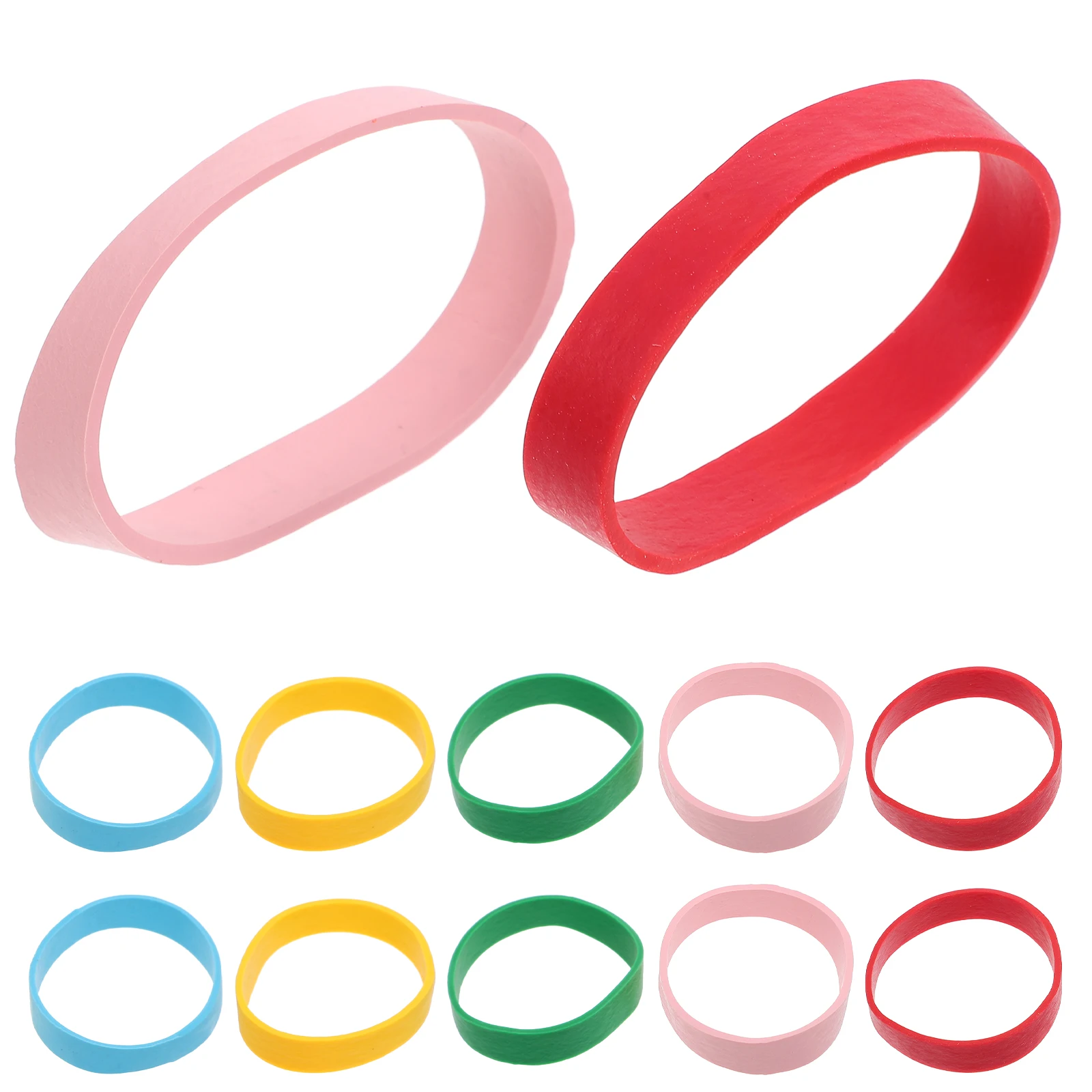 1 مجموعة الأربطة المطاطية كبيرة سميكة مرنة الثقيلة شريط مطاطي مجموعة للمشي لمسافات طويلة التخييم مكتب الاستخدام المنزلي تنوعا العملي #3