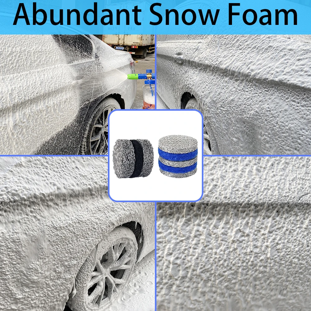Imagem -05 - Espuma Cannon Orifice Bico Pontas e Espuma Maker Filtro de Malha para Lavadora de Alta Pressão Snow Foam Lance Parts 3000 Psi