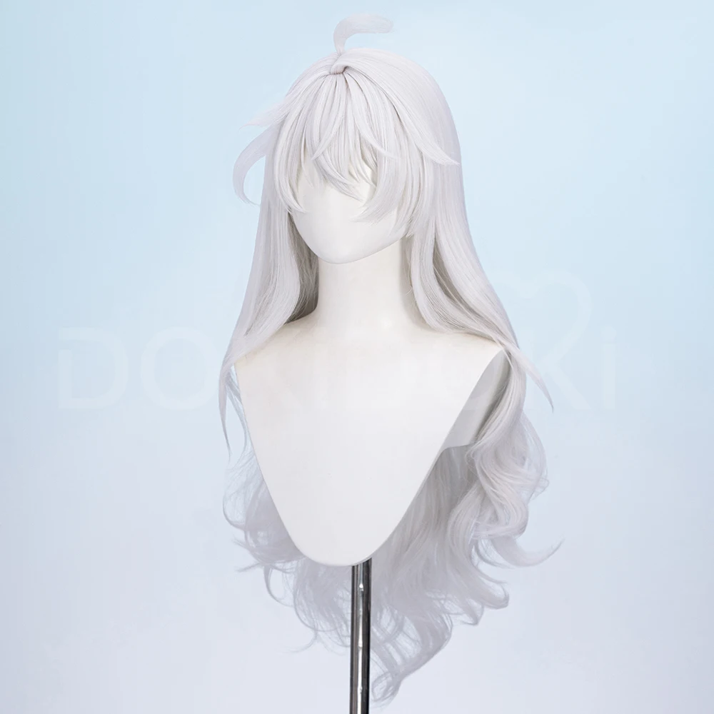 게임 Wuthering Waves Zani 코스프레 가발 베이지 화이트 긴 곱슬 머리 Montelli Family Averardo Bank Ragunna Rinascita Halloween Prop