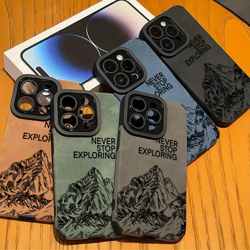 Obrázek 7: Moderní nikdy stop zkoumání telefon pouzdro pro iPhone 16 17 pro maxi 15 14 13 12 11pro pro maxi vzduch XR X XS 7 8 plus SE 2022 zakrýt