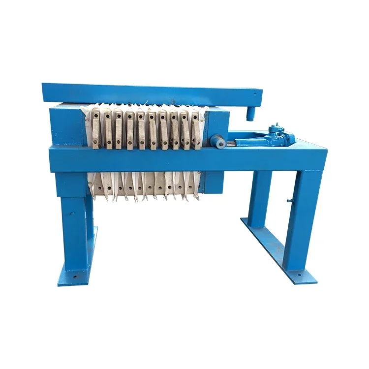 Plate and Frame Type Sludge Filter Press  Dewatering Treatment