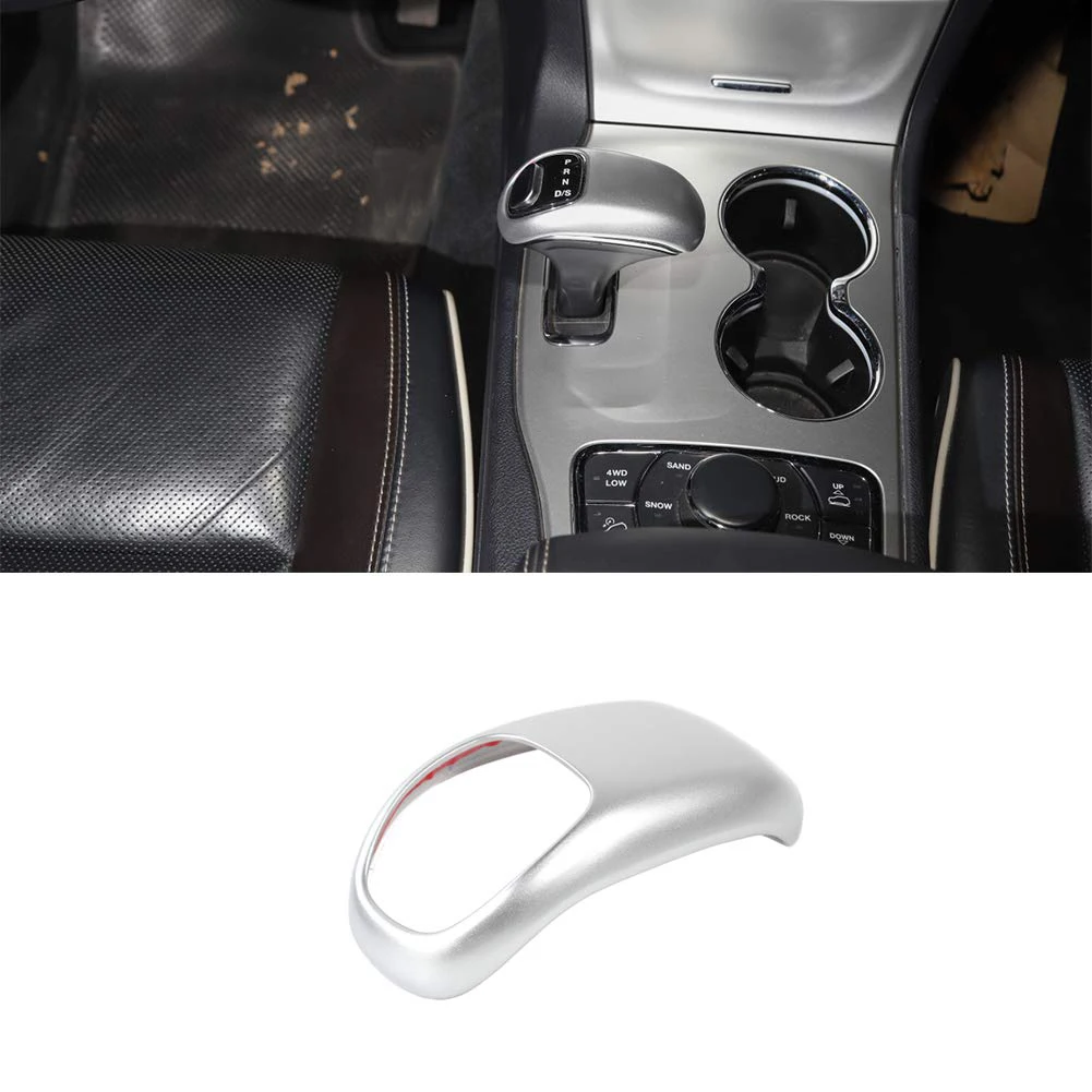 

Gear Shift Knob Covers for Jeep Grand Cherokee 2014-2015/300C 2012-2014, Gear Shift Head Cover Trim