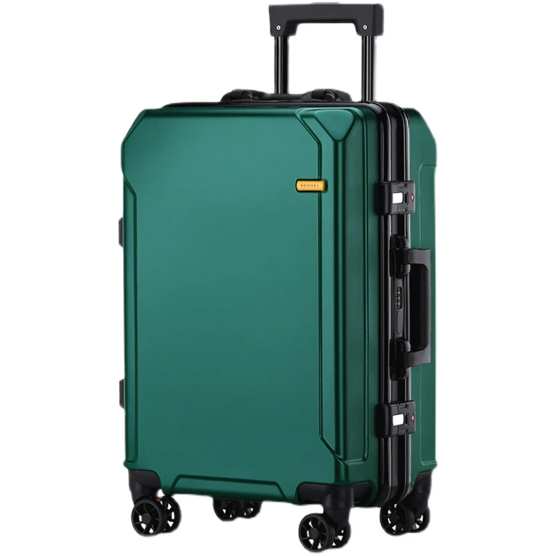 Valise à roulettes avec cadre en aluminium pour hommes et femmes, bagages de voyage, cabine, tendance de la mode, 26, 28 pouces, 24 pouces, nouveau