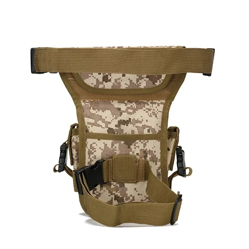 Bolsa táctica de pierna caída para hombre, riñonera de caza, riñonera deportiva Militar para montar en motocicleta