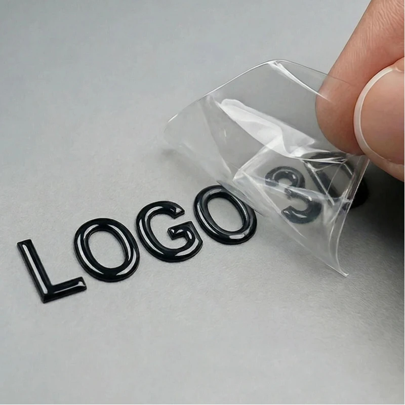 50 Stück Aufkleber Personalisierte Benutzerdefinierte Aufkleber LOGO Transferaufkleber 3D UV DTF Hochzeits-Etiketten Mehrfarbig Wasserfest Firmenmarke