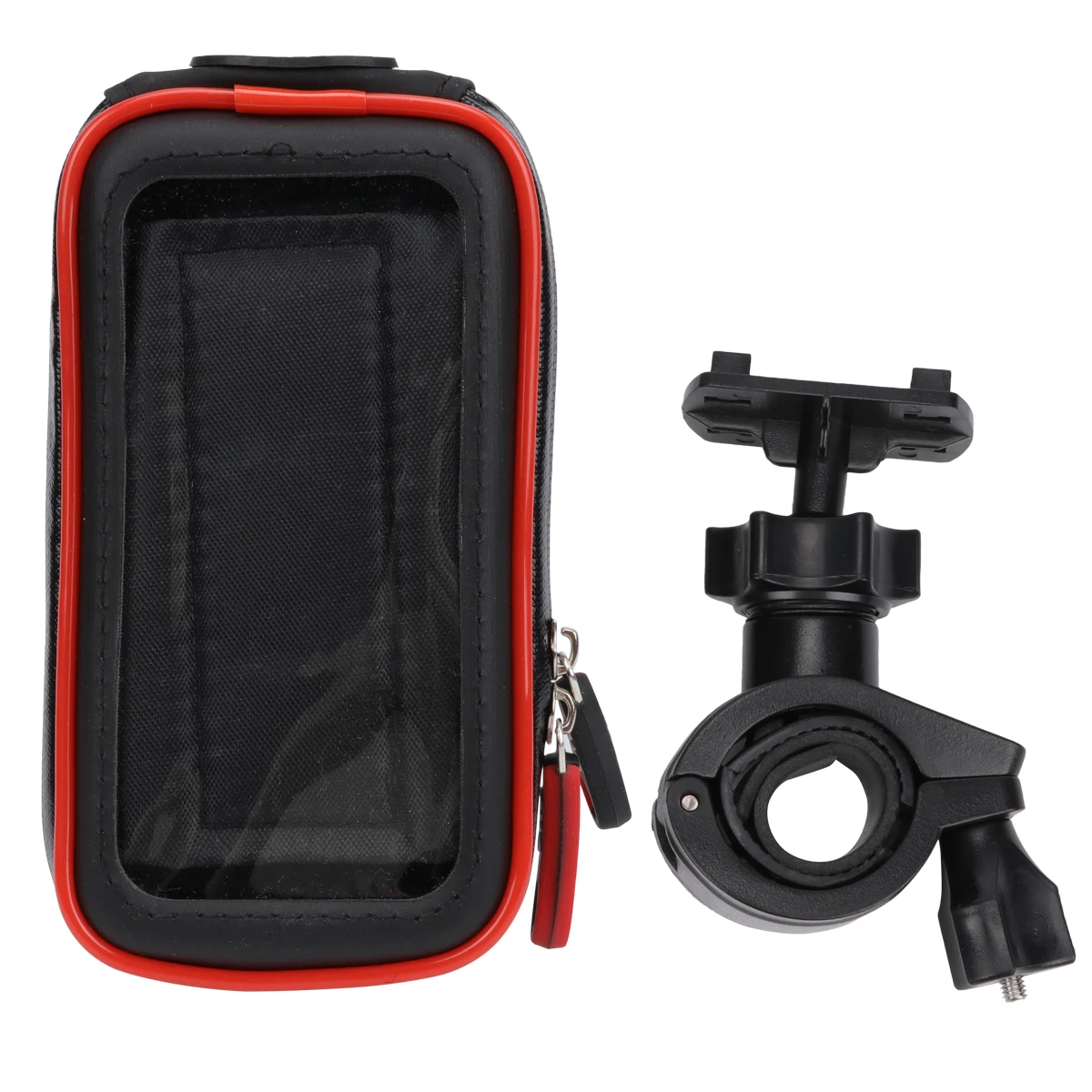

Cycling Phone Mount Bag Waterproof Bike Front Pouch Shockproof Cell Phone Holder for Outdoor Ride Black Mobile Bag for Bike
