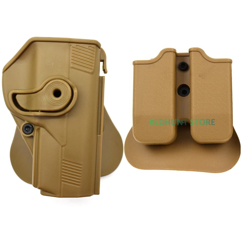 Étui pour arme à feu PX4, holster tactique pour pistolet, équipement de paintball 360 °   Support réglable avec double porte-chargeur 9 mm