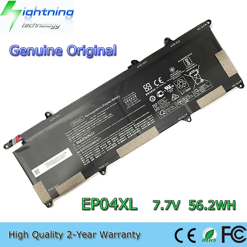 Brand New Genuine Original EP04XL 7.7V 56.2Wh Laptop Battery for HP Elite Dragonfly G1 G2 Max HSTNN-IB8Y HSTNN-DB9J