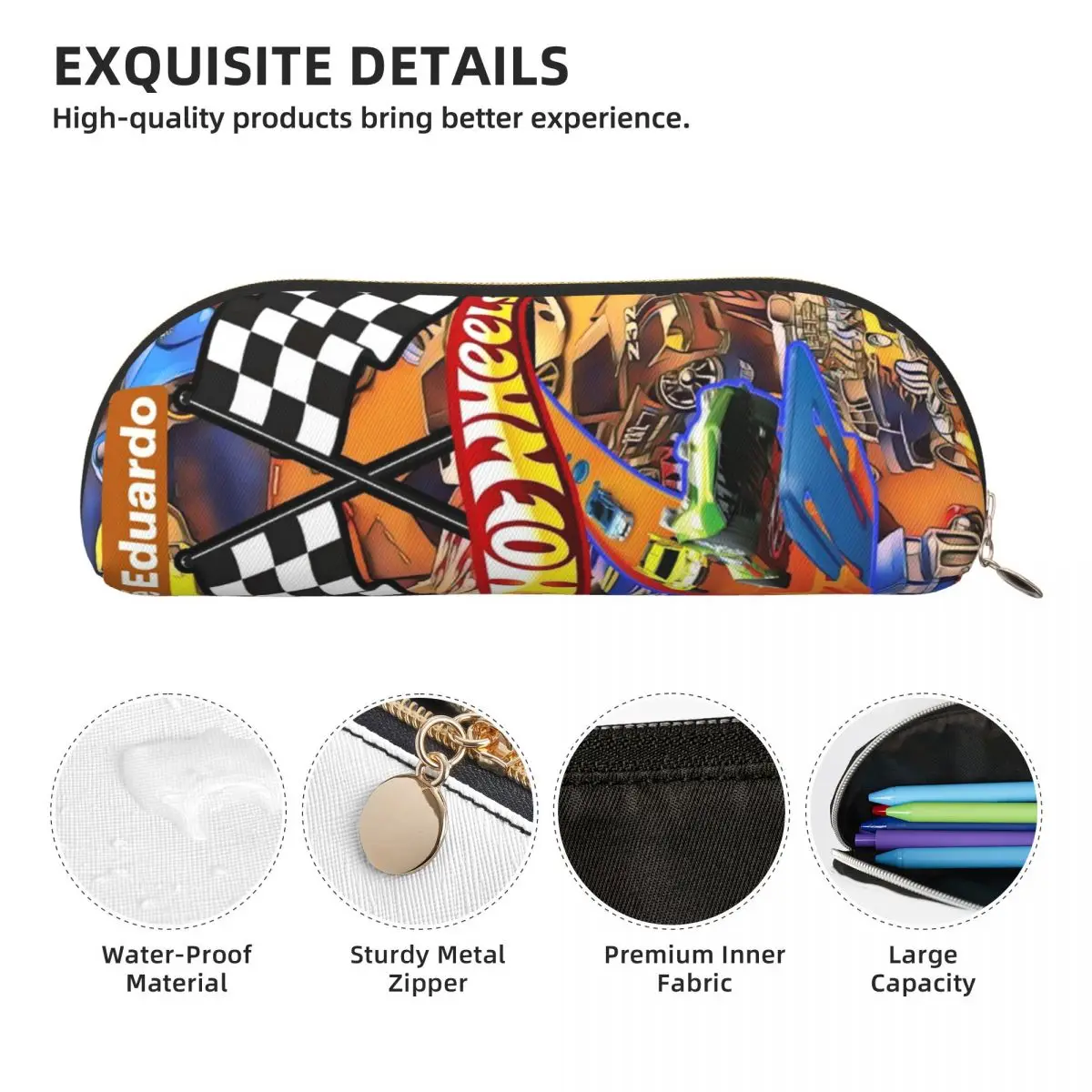 حار عجلات سباق مقلمة قلم رصاص الحقيبة تخزين لوازم مكتبية سعة كبيرة صندوق القلم حقيبة أقلام رصاص للمدرسة صبي فتاة