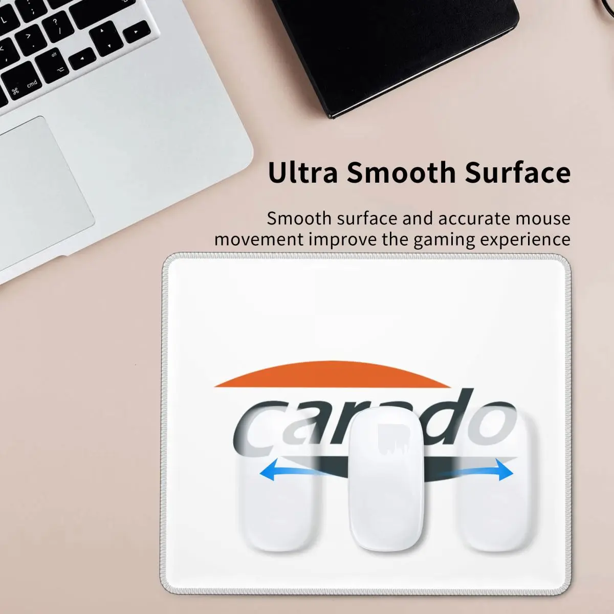 Carado Logo Mouse Pad Computer Keyboard Mouse Mat Gaming PC Laptop Desk Mat Office Accessories Table Mats