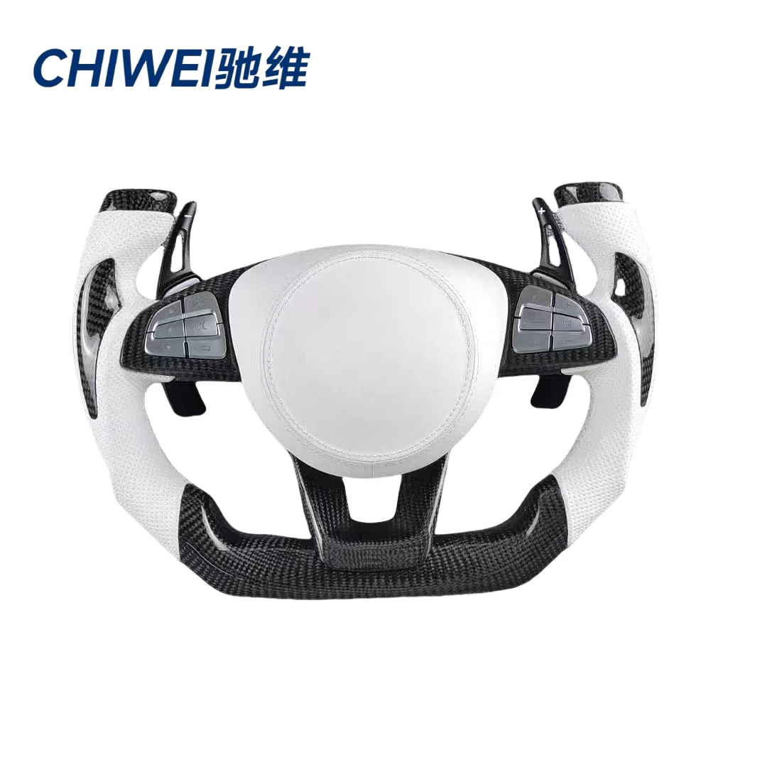 

Custom Carbon Fiber and Leather Steering Wheel for Mercedes-Benz a E S C G-Class A180 A260 C260 E300 W204 Premium Accessories