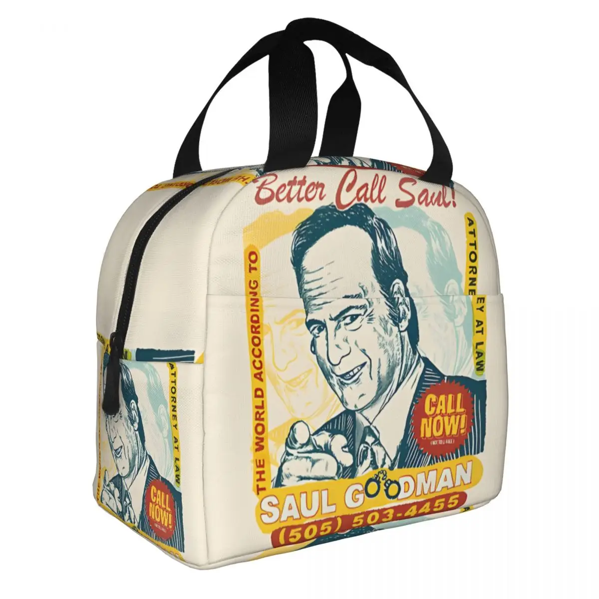 For Outdoor The World According Aluminum Foil Insulation Casual Saul Goodman Picnic Storage Couple Lunch Box Bag