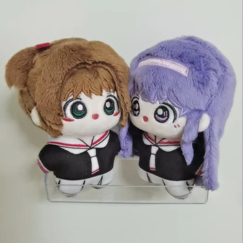 Sakura Kinomoto Tomoyo Daidoji Anime Schlüsselanhänger Süßes Mädchen Dekorieren Schultasche Anhänger Kinderspielzeug Cartoon PP Baumwolle Tragbares Geschenk