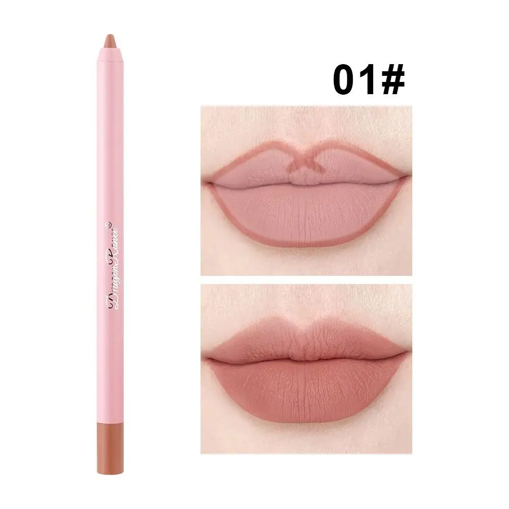 New Waterproof Lipliner Pencil Natural Outline Lip Contour Line Matte Lip Liner Velvet Velvet Lip Liner Pencil