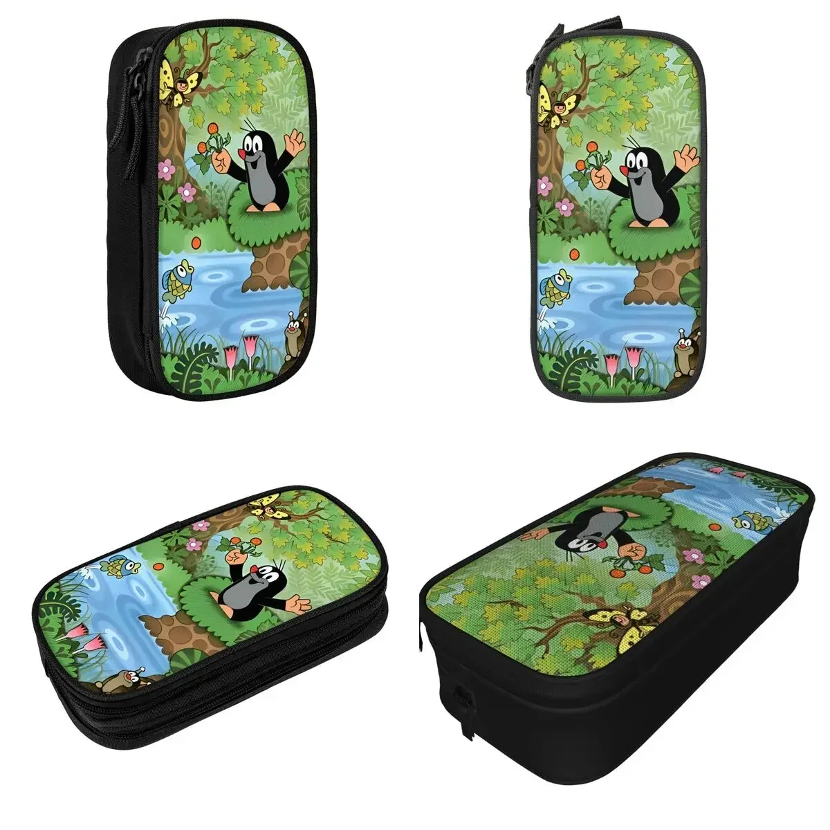 

The Little Mole Anime Pencil Case Classic Cartoon Pen Box Bags Student Large Storage School Supplies Cosmetic Pencilcases