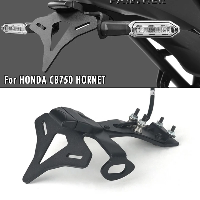 

Для HONDA CB 750 CB750 Hornet 2023-2025 держатель номерного знака мотоцикла Fender Eliminator задний короткий хвост аккуратный кронштейн со светодиодом