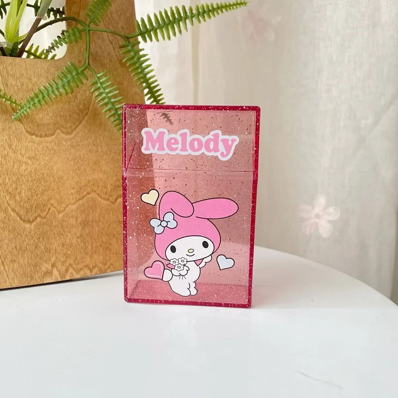 Miniso Sanrio аксессуары для сигарет, милая аниме карта, коллекция, ватные тампоны, органайзер, игрушки для девочек