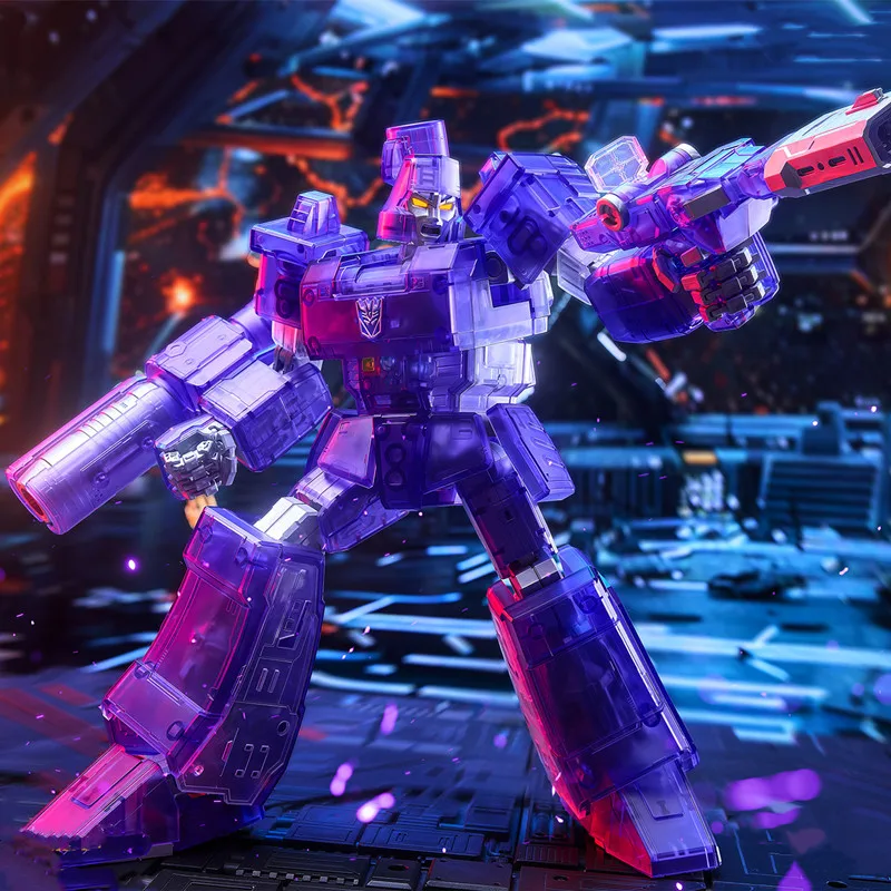 블루키즈 변신 메가트론 G1 레전더리 에디션 액션 피규어 모델 로봇 가동 장식 조립 완구 크리스마스 선물