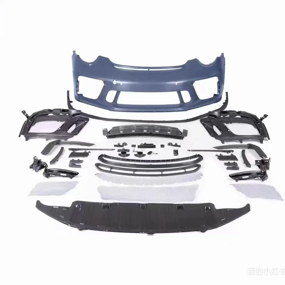 

Для Porsche 991 2012-2018 модифицированный неокрашенный автомобильный комплект, передний бампер, рамка противотуманной фары в сборе, автоаксессуары