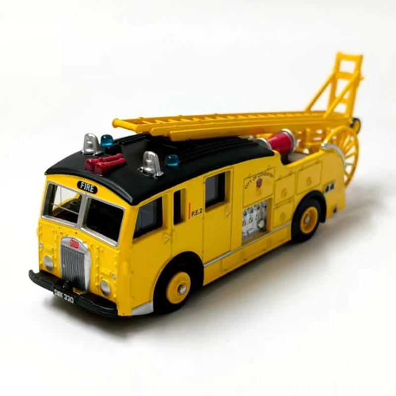 Motor de bomberos Corgi Dennis F12 fundido a granel, modelo de coche de aleación de simulación clásica, regalo de recuerdo clásico para adultos, exhibición estática